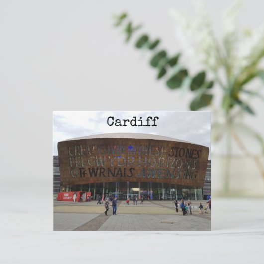Cardiff Briefkaart (Staand voorkant)