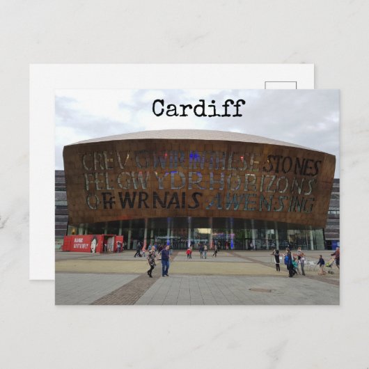 Cardiff Briefkaart (Voorkant / Achterkant)