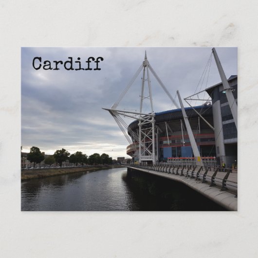 Cardiff Briefkaart (Voorkant)