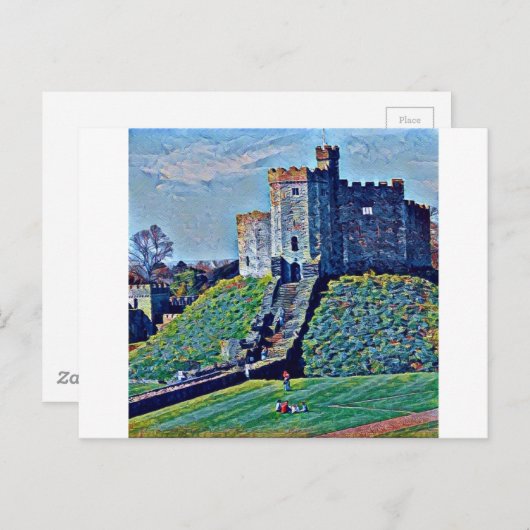 Cardiff Castle Briefkaart (Voorkant / Achterkant)