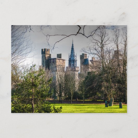 Cardiff Castle Briefkaart (Voorkant)