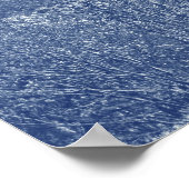 Cardiff Castle (digitaal cyanotype) Poster (Hoek)