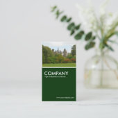 Cardiff Castle - Donkergroen Visitekaartje (Staand voorkant)