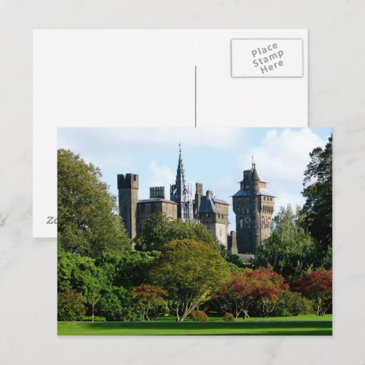 Cardiff Castle II Briefkaart (Voorkant / Achterkant)