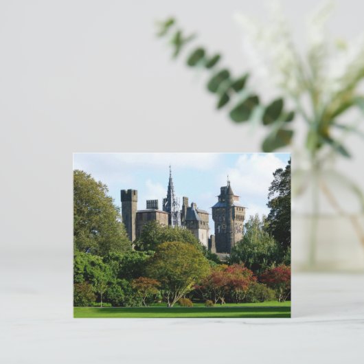 Cardiff Castle II Briefkaart (Staand voorkant)