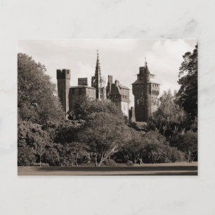 Cardiff Castle II - Sepia Briefkaart