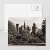 Cardiff Castle II - Sepia Briefkaart (Voorkant / Achterkant)