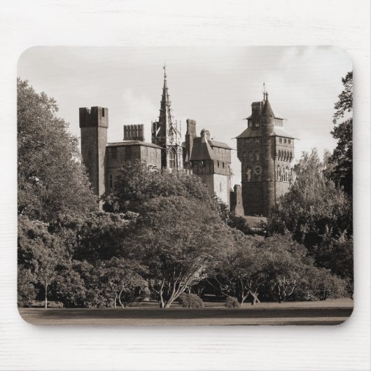 Cardiff Castle II - Sepia Muismat (Voorkant)