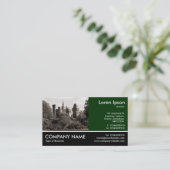 Cardiff Castle II - Sepia Visitekaartje (Staand voorkant)