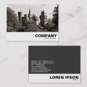 Cardiff Castle II - Sepia Visitekaartje (Voorkant / Achterkant)