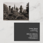 Cardiff Castle II - Sepia Visitekaartje (Voorkant / Achterkant)