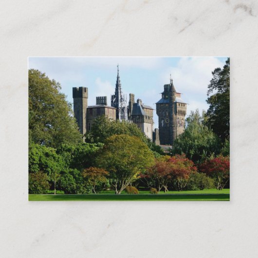 Cardiff Castle II Visitekaartje (Voorkant)