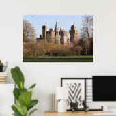 Cardiff Castle in the Early Spring Sunlight Poster (Thuiskantoor)