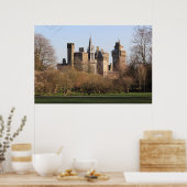 Cardiff Castle in the Early Spring Sunlight Poster (Keuken)