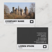 Cardiff Castle in Warm Early Spring Sunlight Visitekaartje (Voorkant / Achterkant)