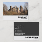 Cardiff Castle in Warm Early Spring Sunlight Visitekaartje (Voorkant / Achterkant)