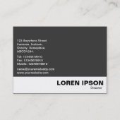 Cardiff Castle in Warm Early Spring Sunlight Visitekaartje (Achterkant)