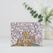 Cardiff Castle Keep Briefkaart (Staand voorkant)