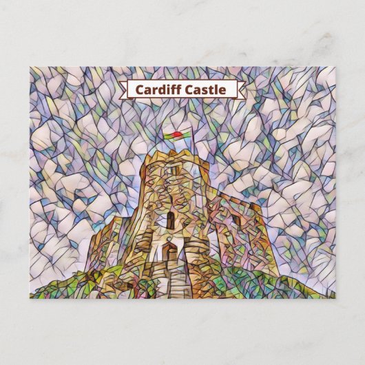 Cardiff Castle Keep Briefkaart (Voorkant)