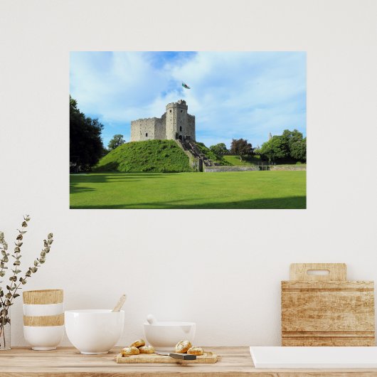 Cardiff Castle Keep II Poster (Keuken)