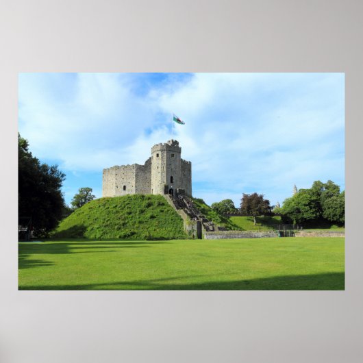 Cardiff Castle Keep II Poster (Voorkant)