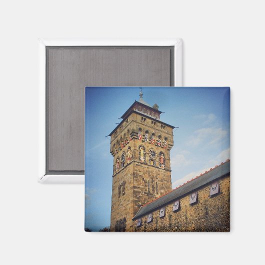Cardiff Castle Magnet (Voorkant / Achterkant)