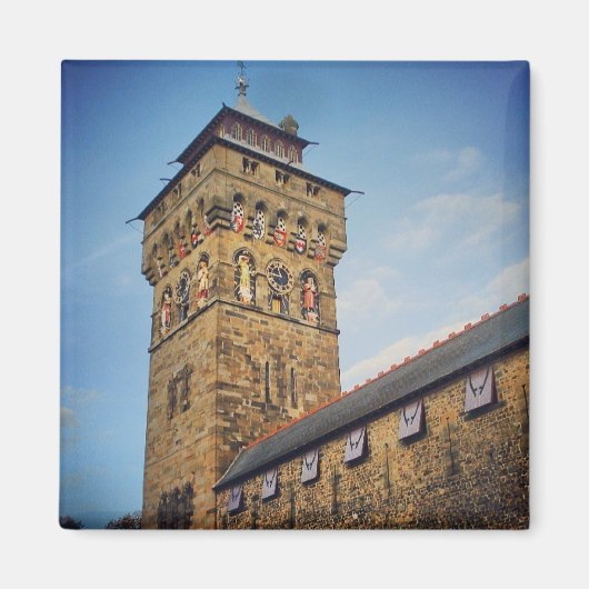 Cardiff Castle Magnet (Voorkant)