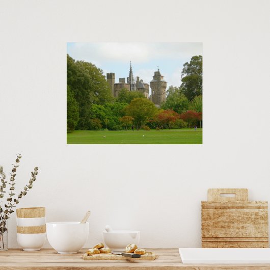 Cardiff Castle Poster (Keuken)