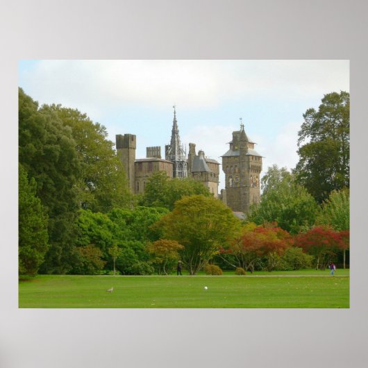Cardiff Castle Poster (Voorkant)