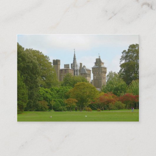 Cardiff Castle Visitekaartje (Voorkant)