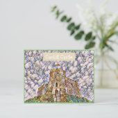 Cardiff Castle, Wales, UK Mosaic Effect Briefkaart (Staand voorkant)
