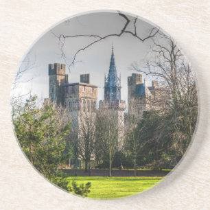 Cardiff Castle Zandsteen Onderzetter