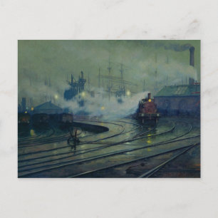 Cardiff Docks, 1896 Briefkaart