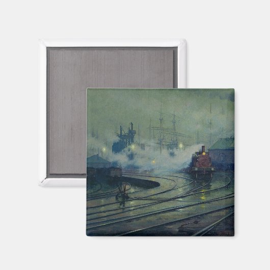 Cardiff Docks, 1896 Magneet (Voorkant / Achterkant)