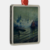 Cardiff Docks, 1896 Metalen Ornament (Rechts)