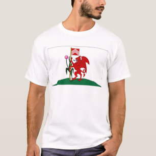 Cardiff Flag Verenigd Koninkrijk T-shirt