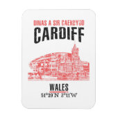 Cardiff Magneet (Verticaal)