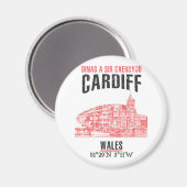 Cardiff Magneet (Voorkant / Achterkant)
