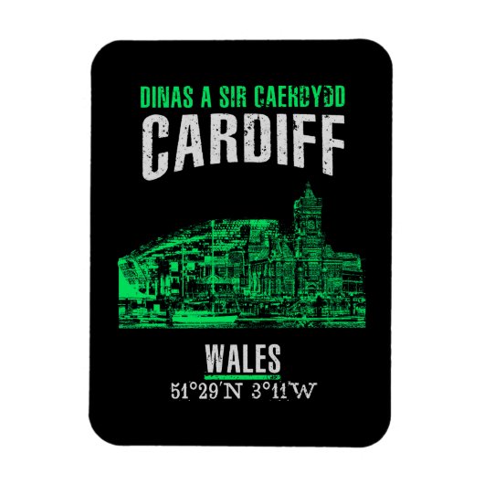 Cardiff Magneet (Verticaal)
