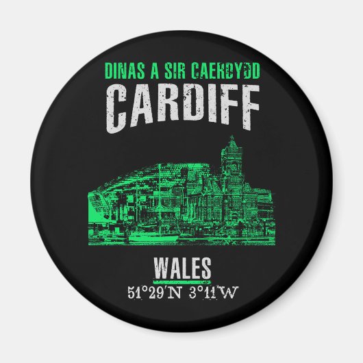Cardiff Magneet (Voorkant)