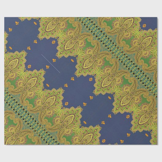 Cardiff Paisley Cadeaupapier (Vlak)