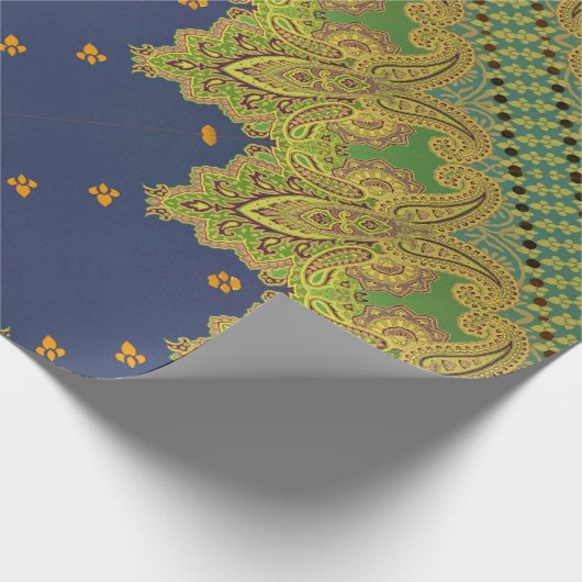 Cardiff Paisley Cadeaupapier (Hoek)