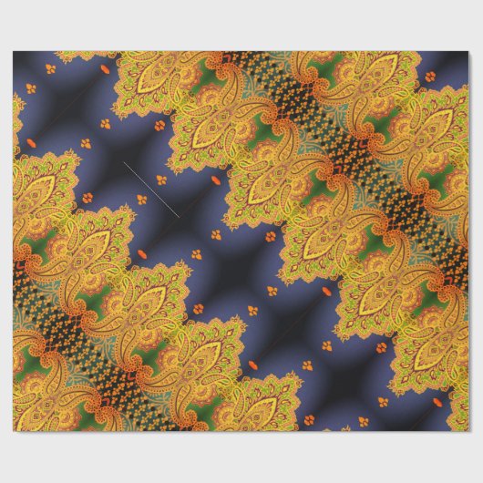 Cardiff Paisley Sangria Cadeaupapier (Vlak)