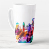 Cardiff Skyline Latte Mok (Linkerhoek)