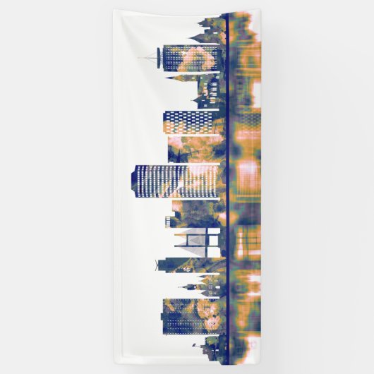 Cardiff Skyline Spandoek (Verticaal)