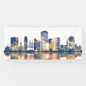 Cardiff Skyline Spandoek (Horizontaal)