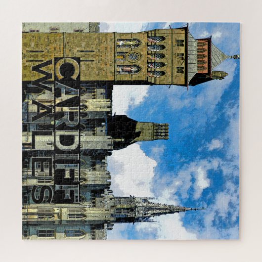 Cardiff Square Puzzle Legpuzzel (Horizontaal)