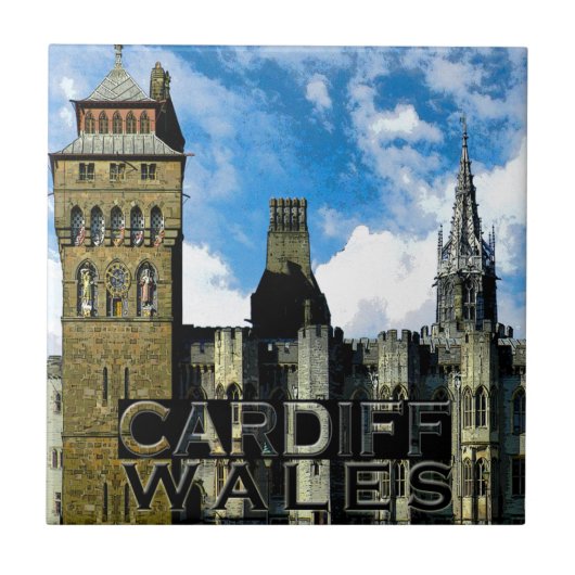 Cardiff Tegeltje (Voorkant)