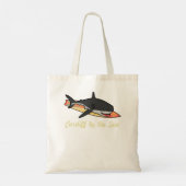Cardiff van het Zee California Beach Souvenir Grap Tote Bag (Achterkant)