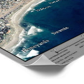 Cardiff van het Zee, Californië-poster Poster (Hoek)